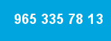965 335 78 13 965 335 78 13